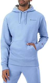 Champion Men's Powerblend Fleece Hoodie Sweatshirt with Script Logo (Regular and Big & Tall)