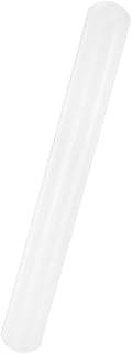 GLOKUUCA Fondant Rolling Pin - Fondant Cake Dough Roller Non-Stick No Handle Rolling for Baking Kitchen Tool Rolling Pin PP - (9" x 0.98", White)