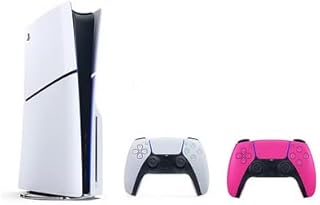 SIE Sony PlayStation 5 Slim Disc with Extra Dualsense Pink Controller - International Version