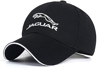 DSFG Male and Female Adjustable Car Logo Baseball Cap Travel Hat Racing Cap (Fit Jagu Black)