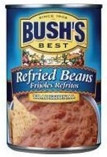 Bush's Best, Refried Beans, Traditional, 16oz Can (Pack of 6)