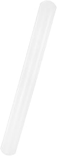 GLOKUUCA Fondant Rolling Pin - Fondant Cake Dough Roller Non-Stick No Handle Rolling for Baking Kitchen Tool Rolling Pin PP - (13" x 0.98", White)