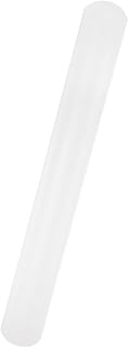 GLOKUUCA Fondant Rolling Pin - Fondant Cake Dough Roller Non-Stick No Handle Rolling for Baking Kitchen Tool Rolling Pin PP - (12" x 1.38", White)