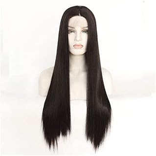 Wig long straight hair wig women can engrave European fashion hot dyed brown curly hair natural appearance heat-resistant(26 Inches)