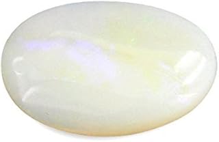 GEMSJEWELS, Lab-Certified 12.25 ratti/11.32 Carat Certified Oval Shape Natural AAA+ Super Quality Astrological Australian Opal Gemstone for Astrology Use, Natural Australian Fire Opal Loose Gemstone,,