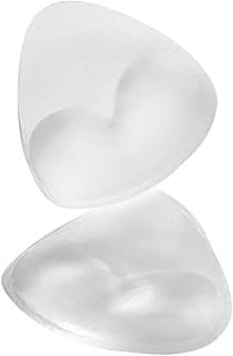 Clear Silicone Bra Inserts – Waterproof Breast Enhancer Push Up Booster Pads A to C Cup for Swimsuits & Bikini