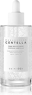 SKINNED1OO4 Madagascar Centella Tone Brightening Capsule Ampoule 3.38 fl.oz(100ml) | Calming Moisturizing Brightening | Sensitive Skin