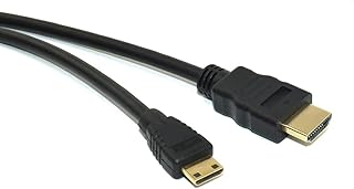 كيبل HDMI الى ميني بطول 5 اقدام 1.5 متر لكاميرا كانون EOS 250D 90D 80D RP R 6D Mark II 5D IV 4000D 2000D نيكون D3500 D7500 D850 باور شوت G1 X