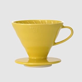 هاريو V60 Color Dripper 02 Yellow أصفر