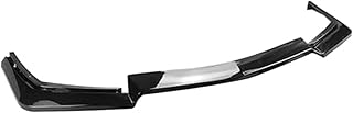 MZBQWK Front Bumper Spoiler Lip Gloss Black/Carbon Fiber Look Car Lower Splitter, for Cadillac, CTS-V 2009 2010 2011 2012 2013 2014 2015 Front Spoilers car exterior styling lip(BLACK Glossy Black)