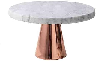 Cake Stands Creative Cake Stand Round Marble Dessert Display Stand with Metal Base Wedding Decoration Pastry Stand Multi-color Cake Pan for Kitchen, Home, Party (Color : B) (C