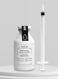 AgeLab Mela Toning Signature Ampoule | Vitamin C Moonlight Brightening Serum for Dark Spots, Hyperpigmentation & Uneven Skin Tone | Radiance & Skin Tone Booster | Korean Skincare | 30ml