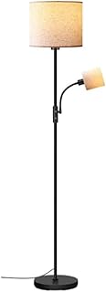 DARFESS Floor lamp Floor Lamp Adjustable Lighting Fixture Drum Lampshade For Bedroom Study