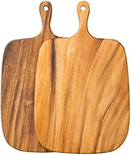 1 Pc Wooden Chopping Blocks Double Sides Mat Thick Kitchen Plate Vegetables Fruits Meat Bread Steak Chopping Blocks Simple，