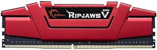 G.سكيل ذاكرة RAM DDR4 سلسلة V 8GB (1x8GB) 2666MT/s CL19-19-19-43 1.20 فولت للكمبيوتر المكتبي UDIMM من ريبجاوس - احمر (F4-2666C19S-8GVR)