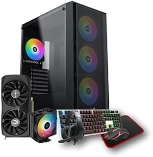 ام اي اكسايت تجميعة العاب احترافية انتل كورi5 13400F كرت شاشة RTX 4060Ti مذر بورد DDR5 B760 ذاكره 32GB تخزين 1000GB مبرد 120 AC طاقة 700w هديه كيبورد ماوس سماعه باد وصلة واي فاي Win 11 Pro