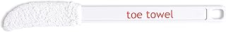 فرشاة قدم بمقبض طويل - تو تاول - مساعد للعناية بالقدم - تنظيف + جاف بين جميع أصابع قدميك. تزيل الجراثيم التي تسبب الحكة والتهاب القدمين وأظافر القدم البنية - تأتي مع حقيبتين إضافيتين للمناشف - مفيدة