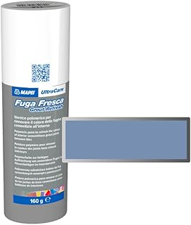 Mapei Ultracare FRESCA 168 CERULEO polymer paint to renew the color of cement welds bottle 160gr.