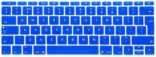 COMP-SA - Silicone EU/UK layout Waterproof Keyboard Stickers Cover For New Macbooks 12/2016 2017 2019 Pro 13 Retina A1708 keyboard Film (dark blue)