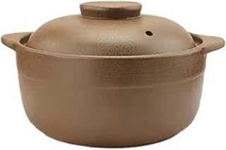 CKJXCVB Soup Pot Clay Casserole High Temperature Resistant Domestic Open Fire Unglazed Soup Porridge