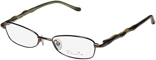 Thalia Trenza Womens/Ladies Designer Full-rim Spring Hinges Unique Design With Silicone Nose Pads Eyeglasses/Spectacles