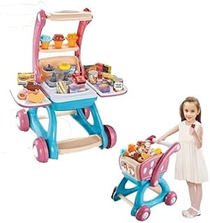 Kidzens 2 In 1 Children Supermarket Transformable Cart