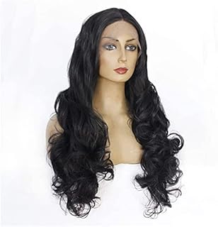 Wigs Lace Wig Natural Color Crochet Half Curly Hair Natural Appearance Heat-Resistant Fiber Synthetic Wig(16 Inches)