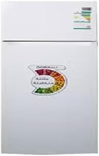 Dora Sat Double Door Refrigerator - 332 Liters Capacity - DS330DF-W - Top Freezer - White