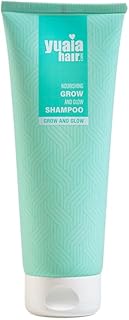 Yuaia Haircare Grow and Glow Strengthening Shampoo | With Capilia Longa and Amaranthus Caudate Seed Active Ingredient for Stronger and More Voluminous Hair | Sulphate and Silicone Free 250 ml