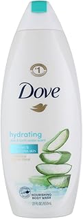 غسول الجسم Dove Men + Care Dove منظف لطيف 100%، غسول الجسم المرطب الخالي من الكبريتات والصبار والبتولا يمنحك بشرة أكثر نعومة وسلاسة بعد دش واحد فقط، 22 أونصة سائلة، عبوة من 4 قطع، من يمامة