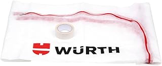 باب حماية الغبار Würth 992419990 Würth مع سحاب، مواد غير منسوجة قابلة للغسل، قابلة لإعادة الاستخدام، أسود