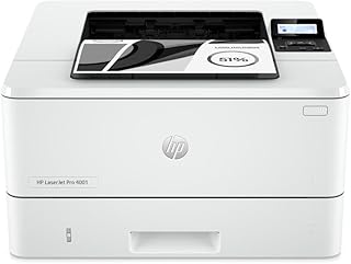 HP طابعة ليزر جيت برو 4001dw لاسلكية باللونين الاسود والابيض 2Z601F#BGJ من اتش بي أحادي اللون