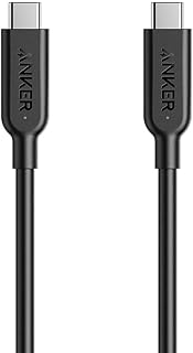 انكر كابل باورلاين II USB-C الى USB-C 3.1 الجيل الثاني (3 قدم) مع توصيل الطاقة، لاجهزة ابل ماك بوك، هواوي ميت بوك، ايباد برو 2020، كروم بوك، بكسل، سويتش، والمزيد من الاجهزة واللابتوب من النوع سي