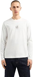 Armani Exchange Men's Icon Project, Embroidered Logo, Long Sleeve T-Shirt