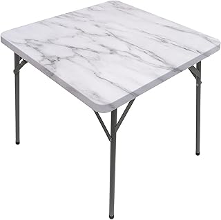 Marble Tablecloth, Marble Style Texture, Elastic Edge, Suitable for Kitchen Party Picnic, Fit for 35"x35" Square Table