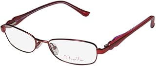 Thalia Fiel Childrens/Kids/Girls Designer Full-Rim Shape Spring Hinges Upscale For Teens In Style Eyeglasses/Eye Glasses