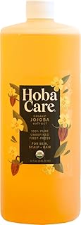 ذا اوريجينال جوجوبا كومباني - هوباكير Organic Jojoba 32 اونصة - الجوجوبا العضوي النقي للوجه والبشرة - الجوجوبا الاساسية - 100% من الجوجوبا النقي 100%