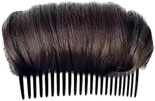 Hair Bump Up Combs Clips,Volume Up Hairstyle Clip Bun Maker Insert Tool Fluffy Princess Styling Increased Hair Pad DIY Hair Buns Hairpieces Hair Extensions Wig Accessory (Dark