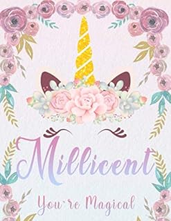 Millicent: Personalized Unicorn Sketchbook For Girls With Pink Name. Unicorn Sketch Book for Princesses. Perfect Magical Unicorn Gifts for Her as ... Learn to Draw. (Millicent Unicorn Sketchbook)