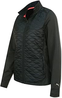 PUMA Womens Cloudspun WRMLBL Golf Jackets Black L