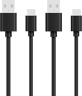 كيبلات شحن USB-C سريع 3 امبير 2/3 متر لتابلت سامسونج جالكسي A7 10.4 بوصة/A7 لايت 8.7 بوصة/A8 10.5 بوصة/S8/S7/S6/S6 لايت/S5e/S4 A 10.1 بوصة 2019/8.0 بوصة 2017 SM-X700/X200/SM-T500/220/380/510/610/307