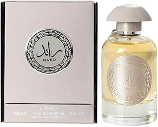 عطر رائد برائحة تدوم طويلا مستورد للرجال والنساء من لطافة، عبوة واحدة بلون فضي، او دي بارفان، 100 مل