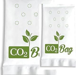 CO2Bag For Strong Plant Growth (Pack of 2) - Improves Taste, Colour and Yield of the Harvest - Compact, Maintenance Free and Safe - Perfect for Greenhouses up to 10 m²