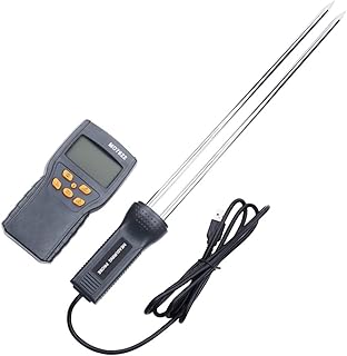 KHCEYT Soil Test Kits Grain Moisture Tester Digital Moisture Meter Handheld Probe Digital Moisture Meter simple and convenient