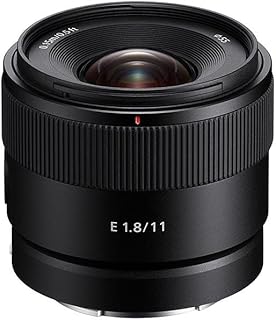 سوني عدسة E 11mm F1.8 عدسة ثابتة بزاوية واسعة APS-C SEL11F18 لون أسود الإصدار السعودي مع دعم الضمان السعودي