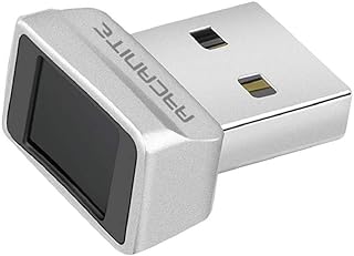 اركانيت قارئ بصمات الاصابع بمنفذ USB لنظام التشغيل ويندوز 11/10 مرحبا، جهاز امان بمستشعر 360 درجة 0.05 ثانية