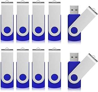 ايبي ذاكرة فلاش USB 64GB 64GB 64GB ذاكرة فلاش 64G USB 2.0 ذاكرة تخزين البيانات 64GB بسحاب بالجملة/المجموعة/بالجملة (10 قطع، 64GB، ازرق)