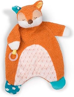 NICI 49053 MyFirstNICI Fox Finni Sleeping 26 × 25 سم بطانية محبوبة باللون البني للأطفال الرضع والأطفال الصغار - لعبة محبوبة للأطفال - لحاف للبنات والاولاد