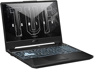 كمبيوتر محمول تي يو اف من اسوس للألعاب A15 FA506NFR-HN004W / وحدة معالجة AMD R7-7435HS / 8GB RAM DDR5 / 512 SSD / 15.6 FHD مع 144Hz / انفيديا RTX 2050 4GB / أسود / ويندوز 11 / كيبورد AR-EN 1 RGB