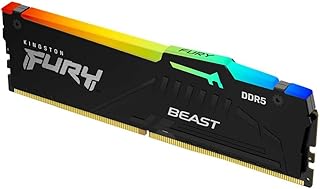 كينغستون وحدة واحدة للالعاب من فيوري بيست DDR5 RGB اكسبو 8GB 5200MT/s DDR5 CL36 DIMM - KF552C36BBEA-8